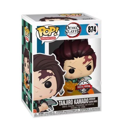 Figurine Pop! Demon Slayer Tanjiro avec Lame Enflammée Edition Limitée Funko Pop Suisse