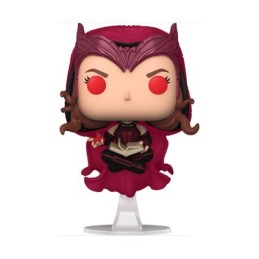 Figurine Pop! Phosphorescent WandaVision Scarlet Witch with Darkhold Book Edition Limitée Funko Pop Suisse