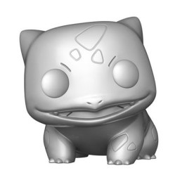 Figurine Pop! 25 cm Métallique Argenté 25ème Anniversaire Pokemon Bulbizarre (Bulbasaur) Edition Limitée Funko Pop Suisse