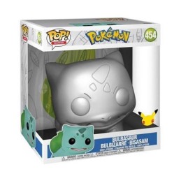 Figurine Pop! 25 cm Métallique Argenté 25ème Anniversaire Pokemon Bulbizarre (Bulbasaur) Edition Limitée Funko Pop Suisse