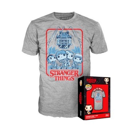 Figurine Pop! T-shirt Stranger Things Group Edition Limitée Funko Pop Suisse