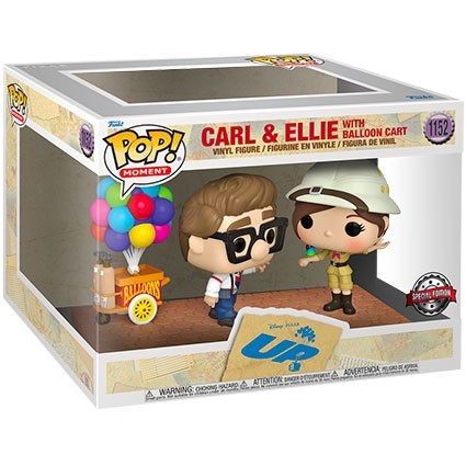 Figurine Pop! Movie Moments Disney Up Carl et Ellie avec Ballons Edition Limitée Funko Pop Suisse