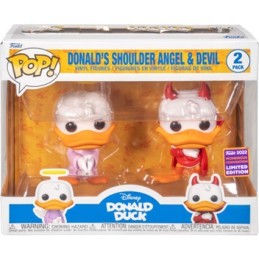 Figurine Pop! WC2022 Donald Duck’s Shoulder Ange et Démon 2-Pack Edition Limitée Funko Pop Suisse