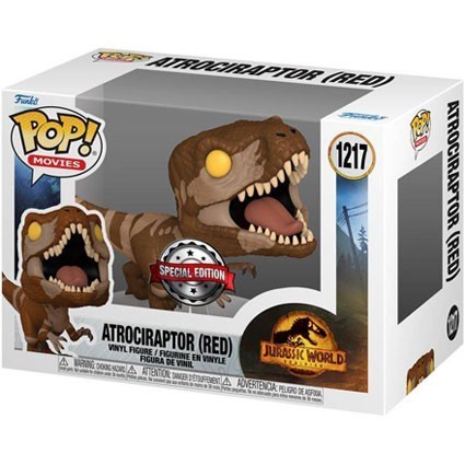 Figurine Pop! Jurassic World 3 Dominion Atrociraptor Red Edition Limitée Funko Pop Suisse