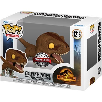 Figurine Pop! Jurassic World 3 Dominion Atrociraptor Panthera Edition Limitée Funko Pop Suisse