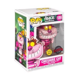 Figurine Pop! Phosphorescent Alice au Pays des Merveilles Cheshire Cat Transparent Edition Limitée Funko Pop Suisse