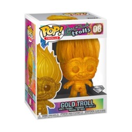 Figurine Pop! Diamond Good Luck Trolls Gold Troll Doll Edition Limitée Funko Pop Suisse