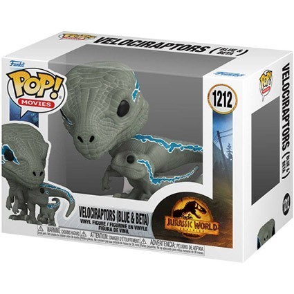 Figurine Pop! Jurassic World 3 Velociraptors Blue et Beta (Rare) Funko Pop Suisse