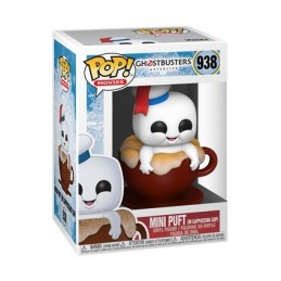 Figurine Pop! Ghostbusters Afterlife Mini Puft dans une Tasse de Cappuccino Funko Pop Suisse