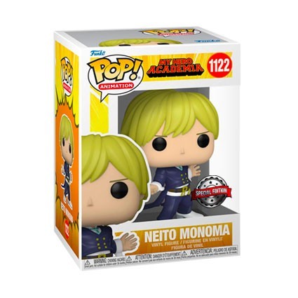 Figurine Pop! My Hero Academia Neito Monoma Edition Limitée Funko Pop Suisse