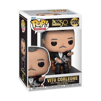 Figurine Pop! Le Parrain 50ème Anniversaire Vito Corleone (Rare) Funko Pop Suisse