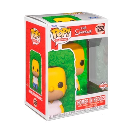 Figurine Pop! Les Simpson Homer dans les Haies Edition Limitée Funko Pop Suisse