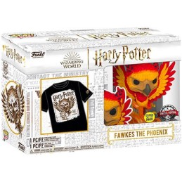 Figuren Pop! Phosphoreszierend und T-shirt Harry Potter Dumbledore Patronus Fawkes Limitierte Auflage Funko Pop Schweiz