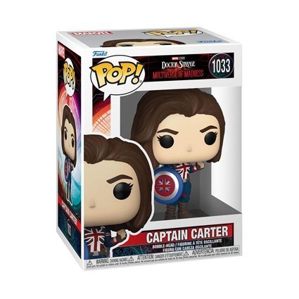 Figur Pop! Marvel Doctor Strange in the Multiverse of Madness Captain Carter Funko Pop Switzerland