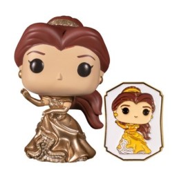 Figur Pop! Disney Gold Ultimate Princess Beauty and the Beast The Beauty with Emanel Pin Limited Edition Funko Pop Switzerland