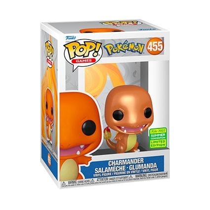 Figur Pop! SDCC 2022 Metallic Pokemon Charmander Limited Edition Funko Pop Switzerland