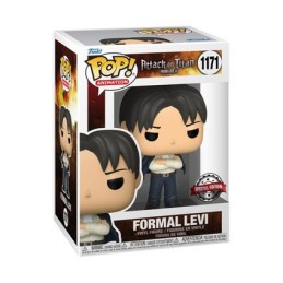 Figurine Pop! L'Attaque des Titans Formal Levi Edition Limitée Funko Pop Suisse