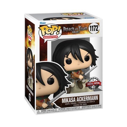 Figuren Pop! Attack on Titan Mikasa Ackerman Limitierte Auflage Funko Pop Schweiz