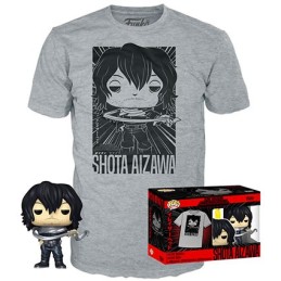 Figurine Pop! Métallique et T-Shirt My Hero Academia Shota Aizawa Edition Limitée Funko Pop Suisse