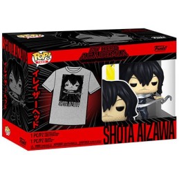 Figurine Pop! Métallique et T-Shirt My Hero Academia Shota Aizawa Edition Limitée Funko Pop Suisse