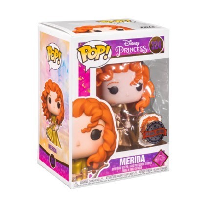 Figur Pop! Disney Gold Ultimate Princess Brave Merida with Emanel Pin Limited Edition Funko Pop Switzerland