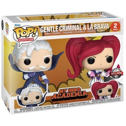 Figurine Pop! My Hero Academia Gentle Criminal et La Brava Edition Limitée Funko Pop Suisse