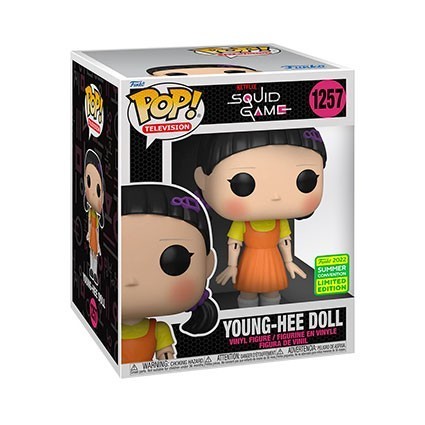 Figurine Pop! 15 cm SDCC 2022 Squid Game Young-hee Doll Edition Limitée Funko Pop Suisse