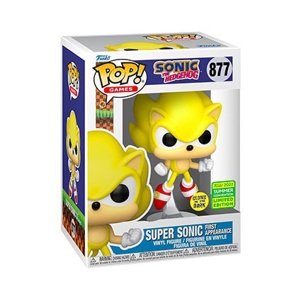 Figur Pop! SDCC 2022 Glow in the Dark Super Sonic First Appearance Limited Edition Funko Pop Switzerland