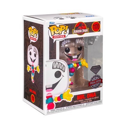 Figurine Pop! Diamond Jurassic Park Mr. DNA Edition Limitée Funko Pop Suisse