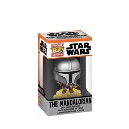 Figurine Pop! Pocket Porte-clés Star Wars The Mandalorian avec Blaster Funko Pop Suisse