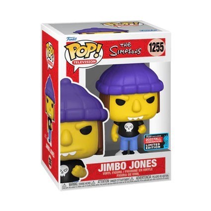 Figurine Pop! Fall Convention 2022 Les Simpsons Jimbo Jones Edition Limitée Funko Pop Suisse