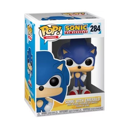 Figur Pop! Games Sonic Sonic with Emerald (Vaulted) Funko Pop Switzerland