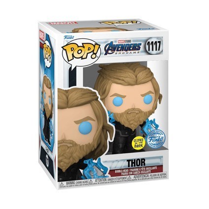 Figuren BESCHÄDIGTE BOX Pop! Phosphoreszierend Avengers 4 Endgame Thor with Thunder Limitierte Auflage Funko Pop Schweiz