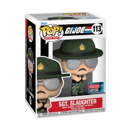 Figurine Pop! Fall Convention 2022 G.I. Joe Sergeant Slaughter Edition Limitée Funko Pop Suisse