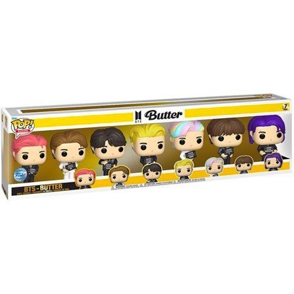 Figuren Pop! Rocks BTS Butter 7-Pack Limitierte Auflage Funko Pop Schweiz