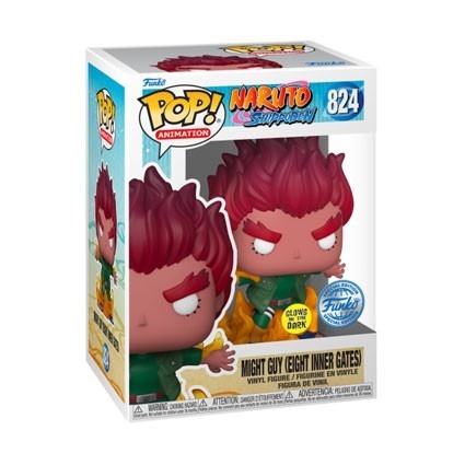 Figurine Pop! Phosphorescent Naruto Shippuden Might Guy Eight Inner Gates Edition Limitée Funko Pop Suisse