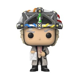 Figurine Pop! Phosphorescent Retour vers le Futur Doc avec Casque Edition Limitée Funko Pop Suisse