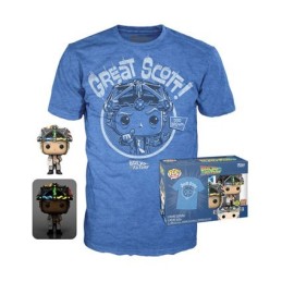 Figur Pop! Glow in the Dark and T-Shirt Back to the Futur Doc with Helmet Limited Edition Funko Pop Switzerland