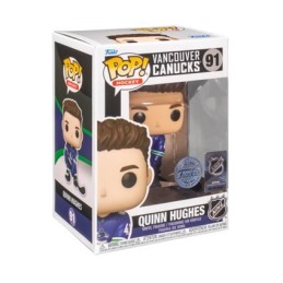 Figurine Pop! Sports Hockey NHL Vancouver Canucks Quinn Hughes Edition Limitée Funko Pop Suisse