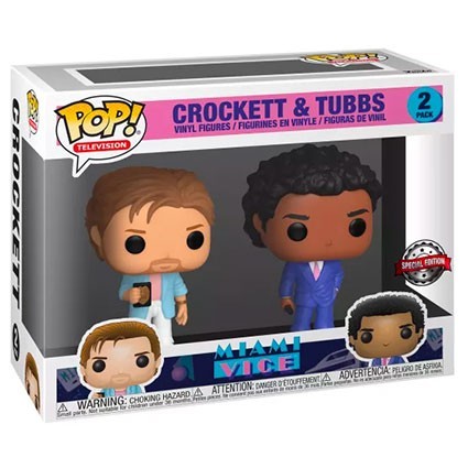 Figurine Pop! Miami Vice Crockett et Tubbs 2-Pack Edition Limitée Funko Pop Suisse