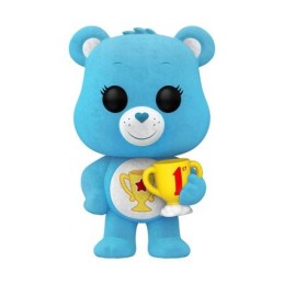 Figuren Pop! Flockierte Care Bears 40. Geburtstag Champ Bear Chase Limitierte Auflage Funko Pop Schweiz