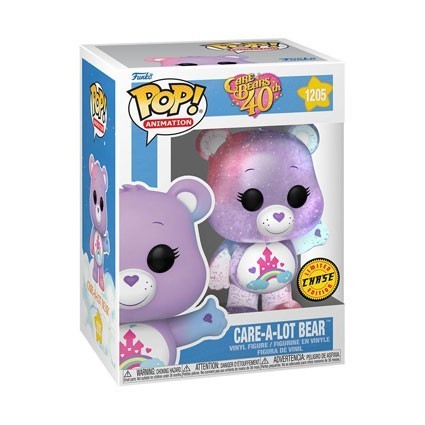 Figur Pop! Glitter Care Bears 40th Anniversary Care-a-Lot Bear Chase Limited Edition Funko Pop Switzerland