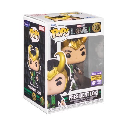 Figurine Pop! Winter Convention 2022 Loki 2021 President Loki Edition Limitée Funko Pop Suisse