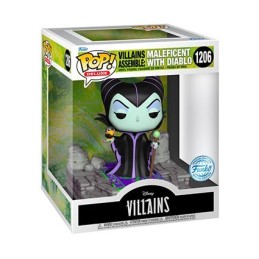 Figuren Pop! Disney Deluxe Villains Assemble Maleficent mit Diablo Limitierte Auflage Funko Pop Schweiz