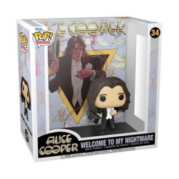 Figurine Pop! Albums Vinyl Alice Cooper Welcome to My Nightmare avec Boîte de Protection Acrylique Funko Pop Suisse