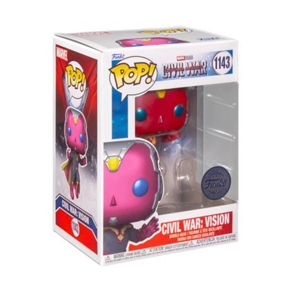 Figurine Pop! Captain America Civil War Vision Build-A-Scene Edition Limitée Funko Pop Suisse