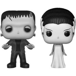 Figurine Pop! Bride of Frankenstein 1935 The Monster and The Bride Black and White 2-Pack Edition Limitée Funko Pop Suisse