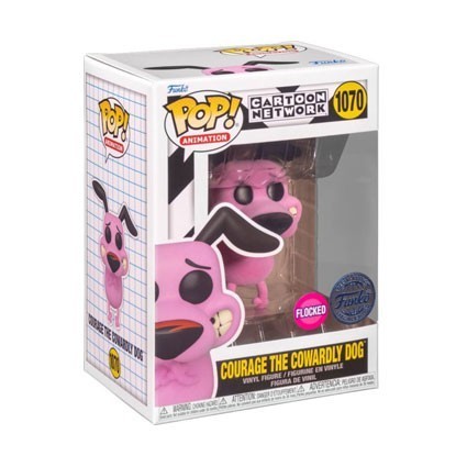 Figur Pop! Flocked Courage the Cowardly Dog Courage Limited Edition Funko Pop Switzerland