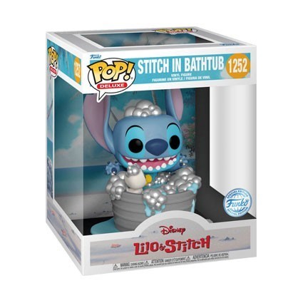 Figurine Pop! Deluxe Disney Lilo et Stitch Stitch dans la Baignoire Edition Limitée Funko Pop Suisse