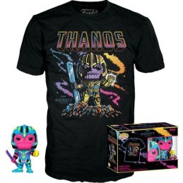 Figurine Pop! BlackLight et T-shirt Marvel Thanos Edition Limitée Funko Pop Suisse